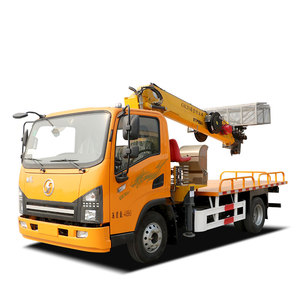 Nhỏ Đôi Hàng Cabin Xe Tải Gắn Trên Không Làm Việc Nền Tảng 20M 18M <span class=keywords><strong>22M</strong></span> Manlift Xe Tải Cho Doanh số Bán Hàng - Product Image 4