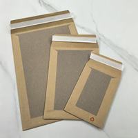Enveloppe rigide personnalisée en kraft avec support cartonné, anti-plis, à fermeture autocollante, pour l'envoi d'œuvres d'art et de photos