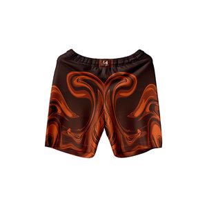 ชุดเสื้อและกางเกงบาสเก็ตบอลพิมพ์ลายแบบ W4G Heat Transfer ผลิตจากโพลีเอสเตอร์ 100% ระบายอากาศได้ดี ซับเหงื่อ แห้งเร็ว คอกลม - Product Image 6