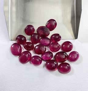 100% Natural <b>Ruby</b> Cabochon Reddish Pink 151 Carat Heat & Treated Oval Shape Fine Quality Loose Gemstone for Jewelry Making - Product Image 3