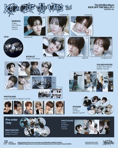 คิกฟลิป - [ คิกออฟเดอะวอลล์ ตอนที่ 1 ] (เวอร์ชั่นดิจิแพ็ค) อัลบั้มซีดีเคป๊อปขายดีที่สุดในเกาหลีสำหรับทุกวัย - Product Image 4