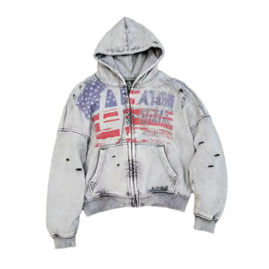 Premium Wholesale Custom Hoodie Heavyweight Cotton Fleece Oversized Unisex Casual Pullover Sweatshirt - Product Image 6