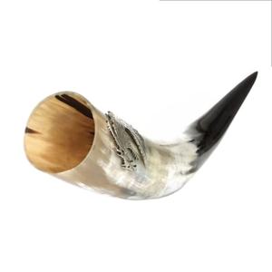 Taza Vikinga de Cuerno Natural, Estilo Animal Único, Moderna y Elegante, Ecológica, Pulida, Artesanal, Decoración para el Hogar y la Oficina, Personalizable - Product Image 1