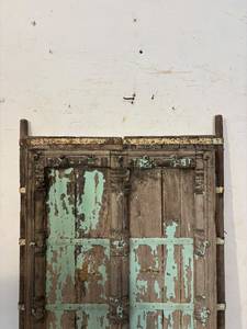Paneles de Puerta de Madera Maciza Antiguos con Marco Tallado a Mano, Ecológicos, para Dormitorio, Comedor, Cocina, Sala de Estar, Muebles para el Hogar - Product Image 4