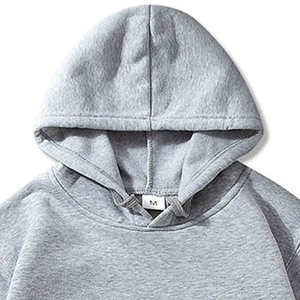 Sudadera y Hoodie de Forro Polar Grueso para Hombre, Estilo Americano, Holgado, de Alta Calidad, con Estampado de Color Sólido para Invierno - Product Image 5