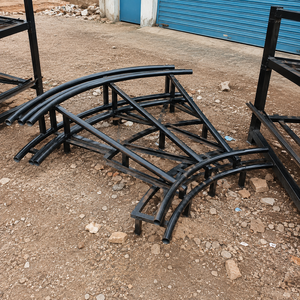 Carro de Transporte Industrial de Acero Reforzado con Plataforma Giratoria y Ruedas para Transporte de Maquinaria en Fábricas - Product Image 3
