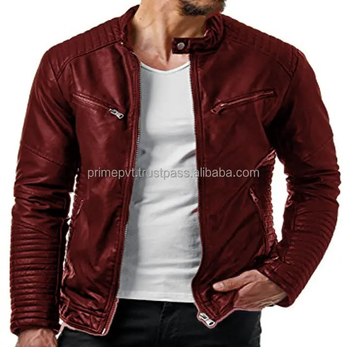 Jaqueta de couro masculina do paquistão, jaqueta personalizada de couro real para homens, com casaco quente e longo, frete grátis, 2022 prime, exportação