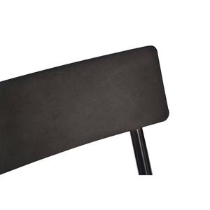 Asiento de madera de diseño industrial y silla de bar con respaldo con marco de hierro, silla de bar para mostrador de cocina, área de bar en casa, restaurante - Product Image 5