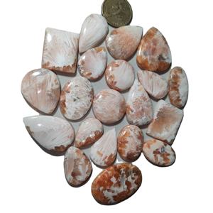 Cabochons de scholersite d'améthyste naturelle de haute qualité pierres précieuses en cristal en vrac pour la fabrication de bijoux - Product Image 2