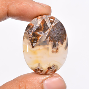 100% Natural de terceros certificado palo ágata cabujón suelto de alta calidad piedras preciosas curación fabricación de joyas tamaños de formas mixtas - Product Image 2