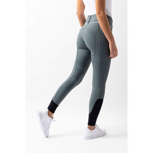 Pantalons d'équitation professionnels de haute qualité pour femmes, en tissu imprimé Spandex/Polyester, respirants et confortables - Product Image 2