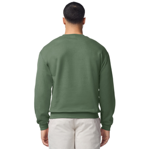 เสื้อสเวตเตอร์คอกลมสำหรับผู้ใหญ่ผู้ชายสีเขียวพรีเมี่ยมผ้าฝ้ายเสื้อแขนยาวลำลองเสื้อนุ่มสบายเสื้อผ้าเปล่า - Product Image 3
