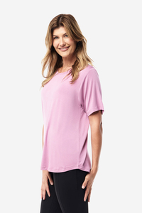 T-shirt décontracté pour femme 100 % coton, coupe classique, col rond, doux et confortable, idéal pour le quotidien - Product Image 5