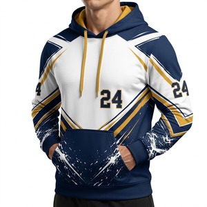 Sweat-shirts de sport personnalisés pour hommes 450 GSM – Vêtements de performance – Expédition mondiale – Direct usine – Respirant, confortable, doublure chaude, capuche à cordon - Product Image 1