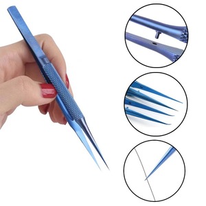 Pinzas de Precisión de Aleación de Titanio de Clase II con Certificación CE, para Uso Electrónico y Oftálmico, con Diseño de Ángulo de 12 Posiciones de Mandíbula - Product Image 1