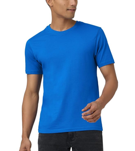 เสื้อยืดผู้ชายขายดี ผ้าฝ้าย 100% น้ำหนักเบา 180 GSM เป็นมิตรกับสิ่งแวดล้อม ทรงปกติ รับผลิตตามแบบ (OEM) พร้อมสกรีนโลโก้ ผ้าเจอร์ซีย์เดี่ยว สำหรับฤดูร้อน - Product Image 4