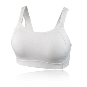 Sujetador deportivo sin costuras para mujer, soporte medio, color liso, transpirable, elástico, para yoga y fitness, top de entrenamiento para gimnasio. - Product Image 1