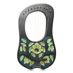 GNG IMPEX Lira de 10 Cuerdas de Acero Inoxidable y Madera de Palisandro, Instrumento Musical Portátil para Principiantes, Incluye Llave de Afinación y Bolsa de Transporte - Product Image 6