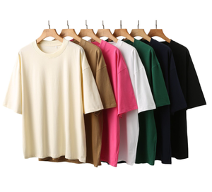 Nouveau design, vente chaude, T-shirts basiques unisexe à épaules tombantes 100 % coton, coupe classique, pour le sport et la gym, couleur unie, été, séchage rapide - Product Image 6