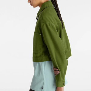 Chaquetas Vaqueras Cortas Personalizadas para Mujer, Estilo Informal, con Cierre de Botones, para Otoño - Product Image 5