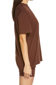 Ventes chaudes - T-shirts pour femmes, vêtements d'été, t-shirts de couleur unie, style décontracté, t-shirts de sport pour la salle de sport - Product Image 3