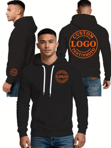 Men's Custom Plus Size Casual Quarter-Pullover <b>Hoodie</b> 100% Cotton Winter <b>Thin</b> Style Quick Dry Breathable Eco-Friendly bangladesh - Product Image 2