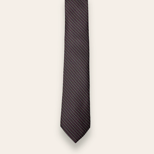 Corbata Negra con Micro Puntos Multicolores |   Corbata de Diseño Premium para Hombre, para Oficina, Negocios, Bodas y Eventos |   Accesorio de Moda Moderno - Product Image 1