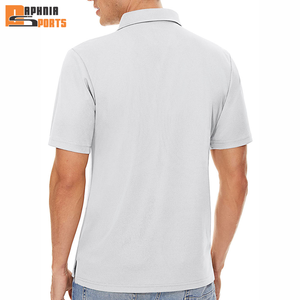 Camisas de Golf para Hombre 100% Algodón al por Mayor, Sólidas, Antiarrugas, Diseño Casual Personalizado, Logotipo Bordado, Tejido de Punto - Product Image 2
