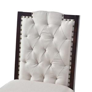 Edie <b>Dining</b> Table <b>Set</b> with Tufted <b>Chairs</b> and Bench Luxury Classic European Design Handmade Wood <b>Dining</b> Room Furniture - Product Image 3