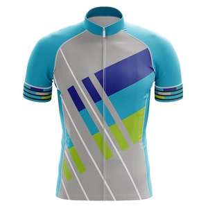 Ensemble de vêtements de cyclisme personnalisés OEM avec logo personnalisé, maillot et short 100% polyester, séchage rapide et respirant, uniforme de cyclisme de haute qualité - Product Image 2