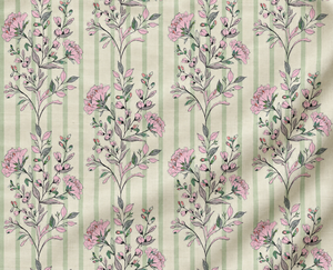 Umweltfreundlicher Organischer Bedruckter Baumwoll-Flex-Stoff Blumenmuster Gewebt 120GSM Mittelschwer Schnelltrocknend Atmungsaktiv für Mädchen und Jungen - Product Image 3