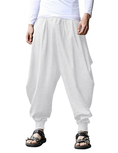 Pantalon de pyjama décontracté pour homme, imprimé en noir et blanc, taille haute élastique, fermeture plate sur le devant, idéal printemps-été - Product Image 5