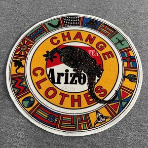 Tapis circulaire personnalisé avec motif <span class=keywords><strong>de</strong></span> disque vinyle, tapis moderne pour salon, tapis imprimé avec logo <span class=keywords><strong>de</strong></span> CD et <span class=keywords><strong>de</strong></span> jeu vidéo pour la danse et la musique house - Product Image 3