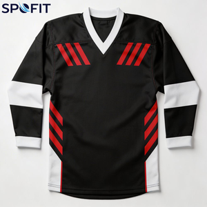 Nouveauté, maillot de hockey sur glace personnalisé, qualité supérieure, uniforme d'équipe de hockey sur glace, séchage rapide, 100% polyester, maillot de hockey sur glace - Product Image 2