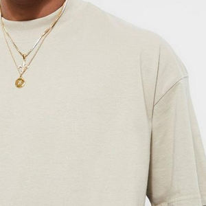 Nueva Llegada, Camiseta Ligera para Hombre, 100% Algodón, Casual, de Primera Calidad, Corte Holgado, Tejido de Punto, Impresión Personalizada al por Mayor - Product Image 5