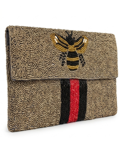 Bolso de Mano de Noche con Cuentas Hecho a Mano, Bolso de Fiesta Bordado para Boda, Elegante Accesorio de Moda Étnica para Mujer - Product Image 4