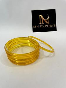 Export Quality MN EXPORTS Silver Plated Lampwork <b>Crystal</b> & Rhinestone Ball Shape Bangles Set Women's Wedding Trendy Style - Product Image 3