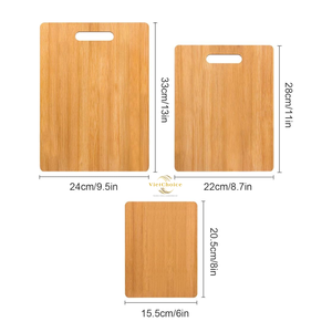 เขียงไม้ไผ่รักษ์โลกสำหรับเตรียมอาหารในครัว เหมาะสำหรับผู้ซื้อขายส่ง - Product Image 2