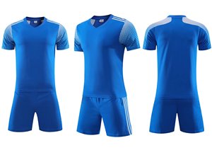 Ensemble de maillots de football unisexes de qualité supérieure 100% polyester, vêtements de sport personnalisés pour l'entraînement, uniforme de football à manches courtes, haute qualité - Product Image 5