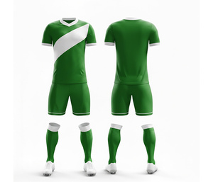 Full Soccer Uniform Set – Sublimated Jersey, Shorts & <b>Socks</b> | Men Women Youth Sizes | Lightweight Quick Dry Training Sportswear - Product Image 2