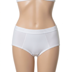 Braguitas Deportivas para Mujer, Cintura Elástica Suave, Cobertura Total, Tejido de Punto que Absorbe la Humedad, Verano, Logotipo Personalizado - Product Image 1