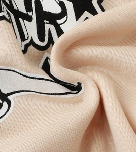 Sweat à capuche personnalisé imprimé flamme, épais, oversize, décontracté, coupe courte, épaules tombantes, 100 % coton molletonné - Product Image 5