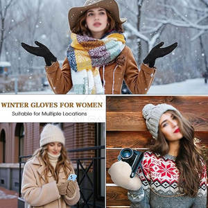Guantes de Invierno Casuales para Hombre y Mujer, Guantes de Invierno Transpirables de la Mejor Calidad para Deportes al Aire Libre - Product Image 6