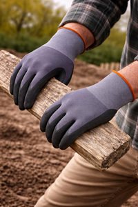 Guantes de Trabajo Recubiertos de Nitrilo Diseñados para un Agarre Confiable y un Manejo Suave en Uso Industrial y al Aire Libre - Product Image 2