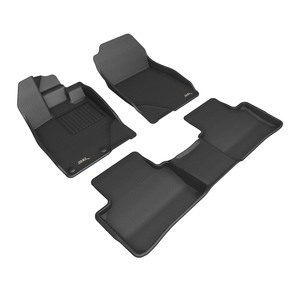 Tapis de sol 3D MAXpider sur mesure (noir) compatible avec Citroën C5 Aircross (CR3) 2025+ - Ensemble complet - Product Image 1