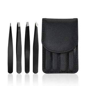 Pinzas para Cejas DANTRIC IMPLANTS SS-01 de Acero Inoxidable con Punta Inclinada, Color Negro, Duraderas, Clásicas y Ecológicas - Product Image 4