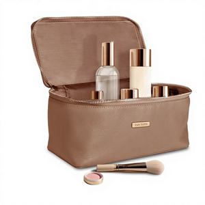 กระเป๋าคลิปทรงกล่องสไตล์ผู้หญิง วัสดุ PU ปิดด้วยซิปอเนกประสงค์ - Product Image 1