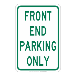 Panneau de signalisation en aluminium pour parking intérieur/extérieur Brady, 18 po H x 12 po L, pour le guidage routier - Product Image 1