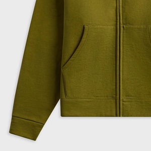 Sudadera con capucha para mujer con cierre de cremallera, diseño de logotipo personalizado y capucha ajustable con cordones para compradores al por mayor / Diseño a precio económico - Product Image 3