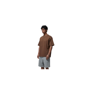 Premium 300 GSM Heavyweight Men's Oversized Short Sleeve O-Neck T-<b>Shirt</b> Solid Color Casual Style <b>100</b>% Cotton Jersey Knitted Fit - Product Image 2